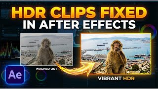 Fix Gray/Washed Out HDR Footage in After Effects