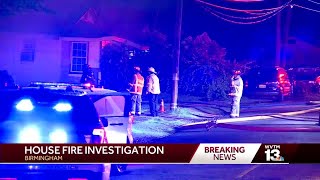 2 college students out of a home after early morning fire in Birmingham