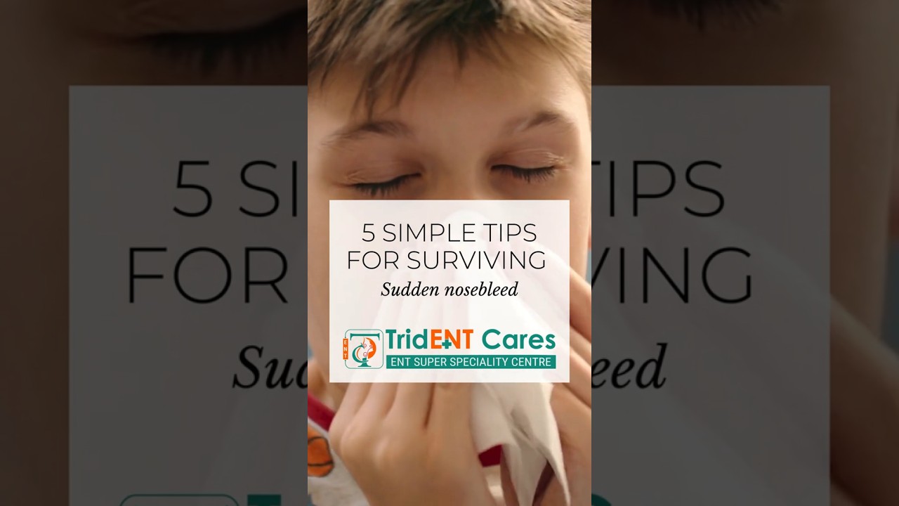 5 simple ENT-approved tips to survive a nosebleed 