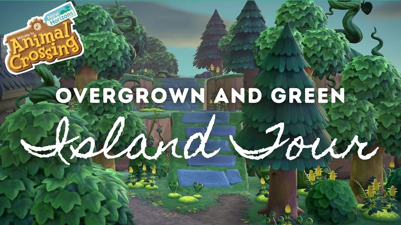STUNNING OVERGROWN & GREEN ISLAND TOUR Animal Crossing New Horizons