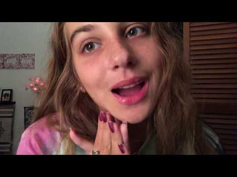 ASMR | skin and shirt scratching | whispering and bracelet sounds