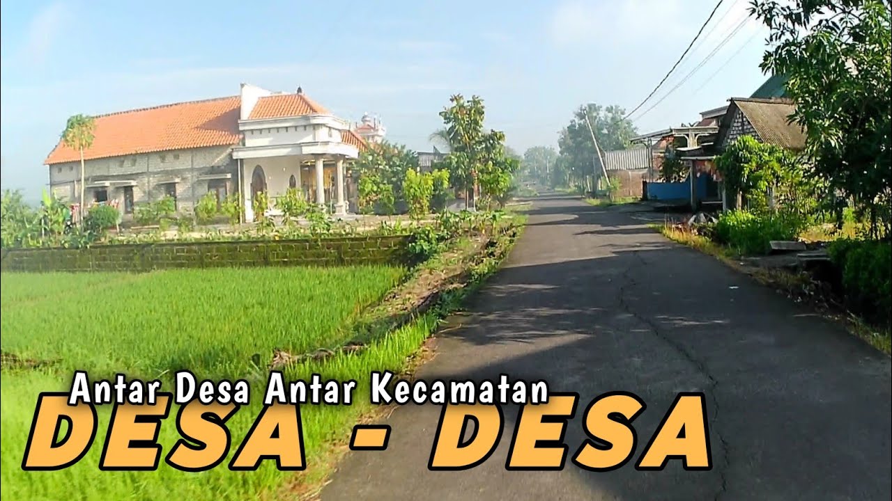 MENYUSURI JALAN ANTAR DESA YANG SYAHDU DI LAMONGAN ‼️