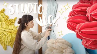 Art Studio Vlog | Working on a New Soft Sculpture screenshot 5