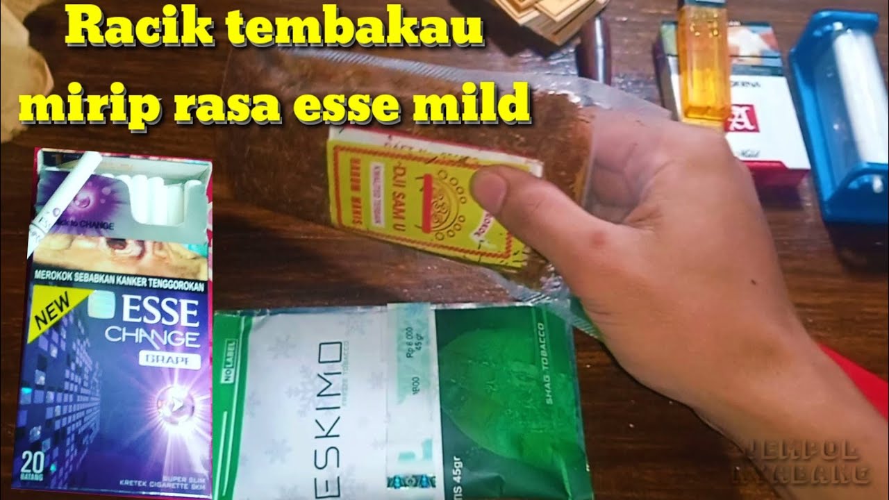 Review dan racik rasa mirip esse mild - YouTube