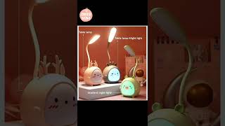 MoonlitDreams Rechargeable USB Warm Light LED Children Eye Protection Desk Lamps for Study Table