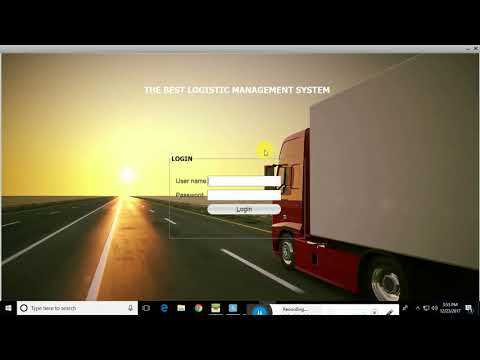Logistic Management System With Complete Source Code in JAVA