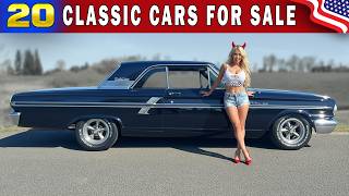 You Won't Believe These Prices! 20 Classic Cars for Sale cheaply by Owners!