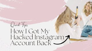 My Instagram Got Hacked 2022/ How I Got My Hacked Instagram Account Back No Email, No Phone Number