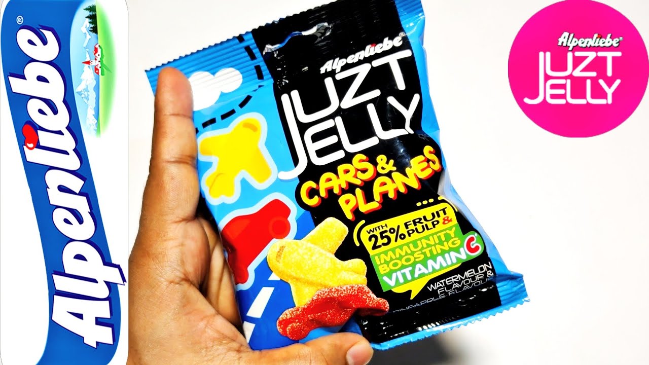 Alpenliebe Juzt Jelly Cars & Planes 74.5g Ingredients/Recipe, Taste