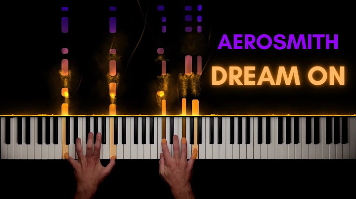 Dream On Piano version - Piano performance video thumbnail