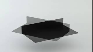 Black metal shelve