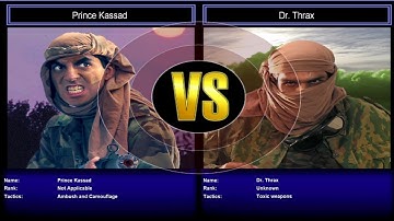 C&C Generals Zero Hour - Kassad vs Thrax