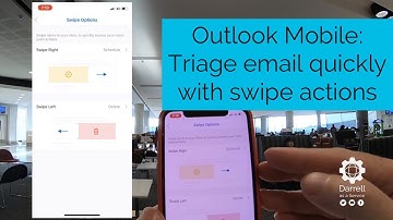 Outlook Mobile Tutorial: Triage email quickly with swipe actions