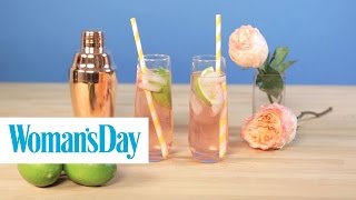 This Rose Gin and Tonic Recipe is Perfect for Spring | Woman&#39;s Day