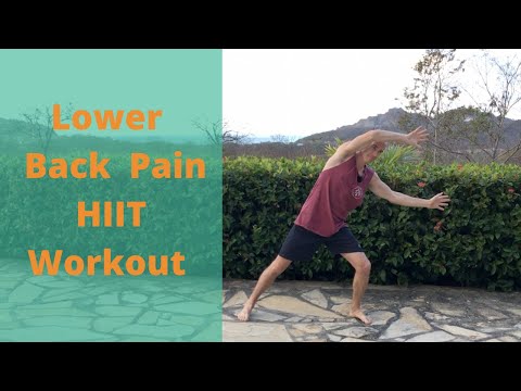 Lower Back Pain HIIT Work Out | Ed Paget