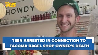 16-year-old arrested in connection to shooting death of beloved Tacoma bagel shop co-founder