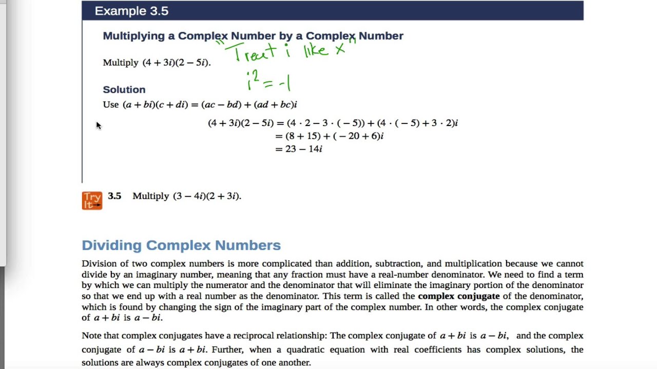 Openstax Precalculus OpenStax PreCalculus Example 3.5 - YouTube