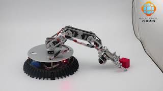 6 DOF robot arm with arduino PS2 remote control
