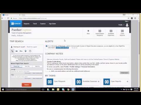 Getting Started with Concur - Demo by Anthony Travel