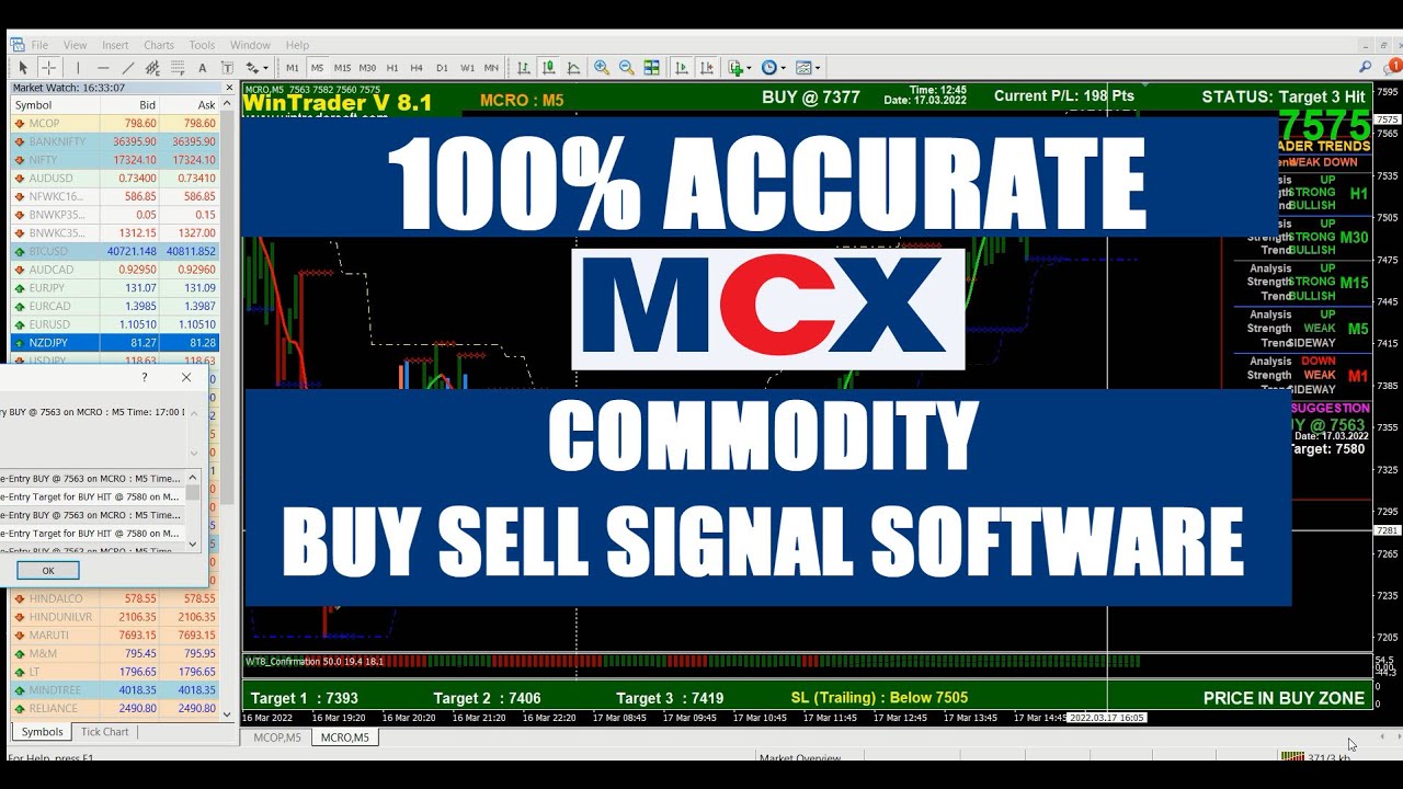 Best MCX Commodity Buy Sell Signal Software, 100% Profit Making Trading System for 12+ years expert