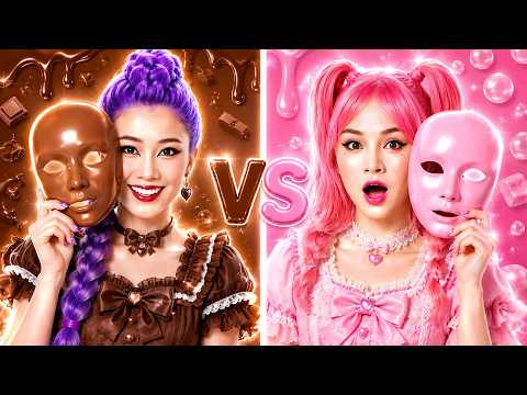 Choco Girl vs. Bubblegum Girl Makeover Battle! Who Will Debut with Huntrix? 🍫🍬