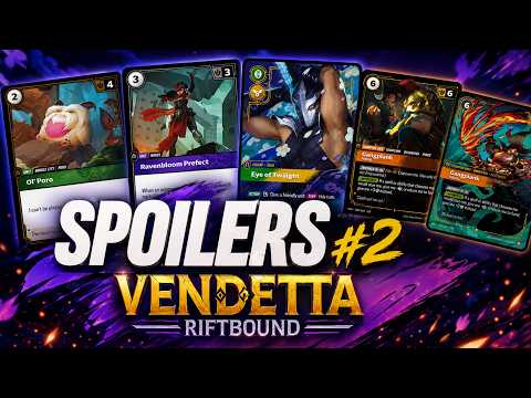 SPOILERS VENDETTA #2 RIFTBOUND / MUCHAS MAS CARTAS / ARTES CONJUNTOS / OVERNUMBEREDS Y MAS /