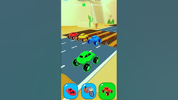Shape-shifting car factory All Level Gam short video Android iOS Walkthrough #game #gameplay #gaming
