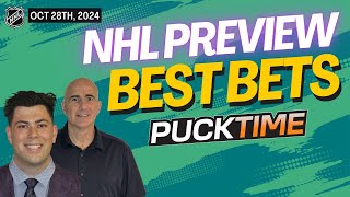NHL Picks and Predictions Today | Predators vs Lightning | Maple Leafs vs Jets | PuckTime Oct 28