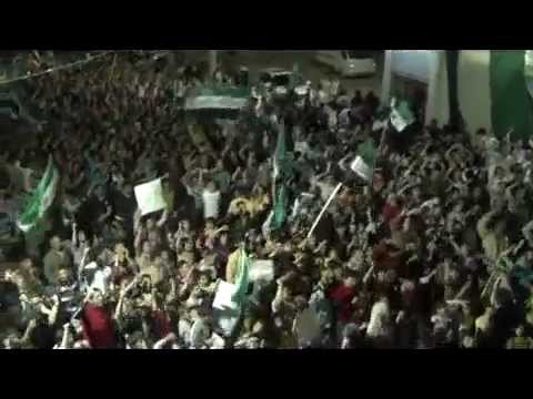 معرة النعمان 15 4 2012 مظاهرة مسائية جايينك بابا عمرو 