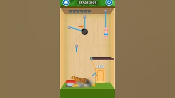 rescue cut rope puzzle stage 2959| rescue cut rope puzzle game for android and iOS #short