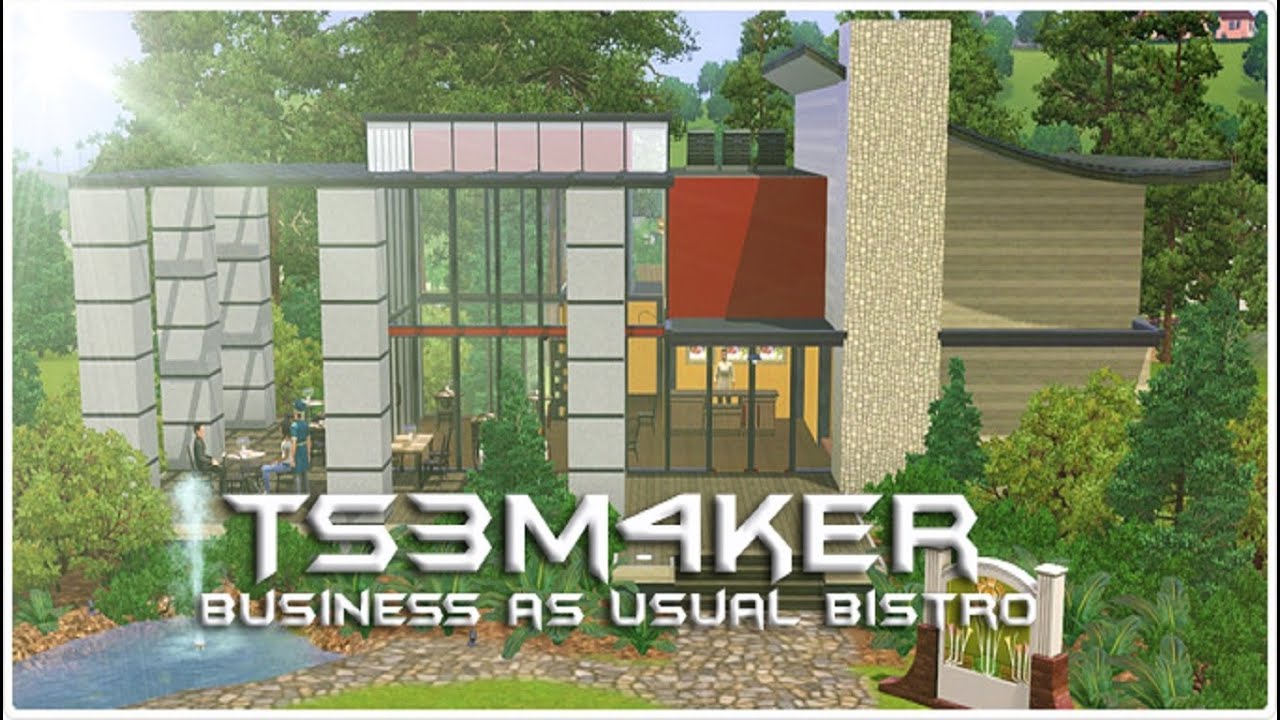 sims 3 business as usual bistro free download Little business lots | simple minded sims.