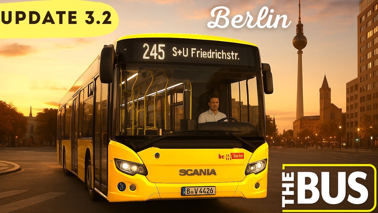 THE BUS 🚌 - UPDATE 3.2 | BERLIN-CITY Linie 245 🏙️💛