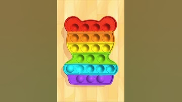 ASMR POP US ALL LEVELS! NEW GAME ASMR Slicing POP IT #23