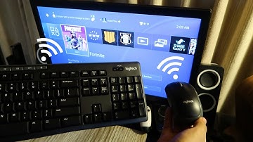How to CONNECT WIRELESS Keyboard and Mouse to your PS4 (EASY METHOD)