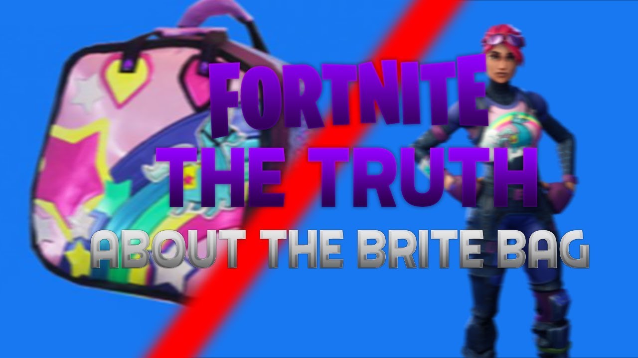 HOW TO GET THE BRITE BAG IN FORTNITE FOR FREE | NOT CLICKBAIT