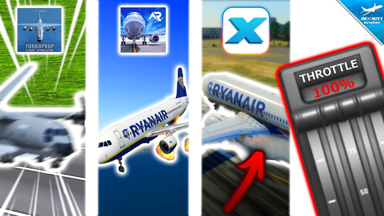 Посадка при 100% тяге в авиасимуляторах — TFS, RFS, Infinite Flight | X-Plane, Microsoft FS