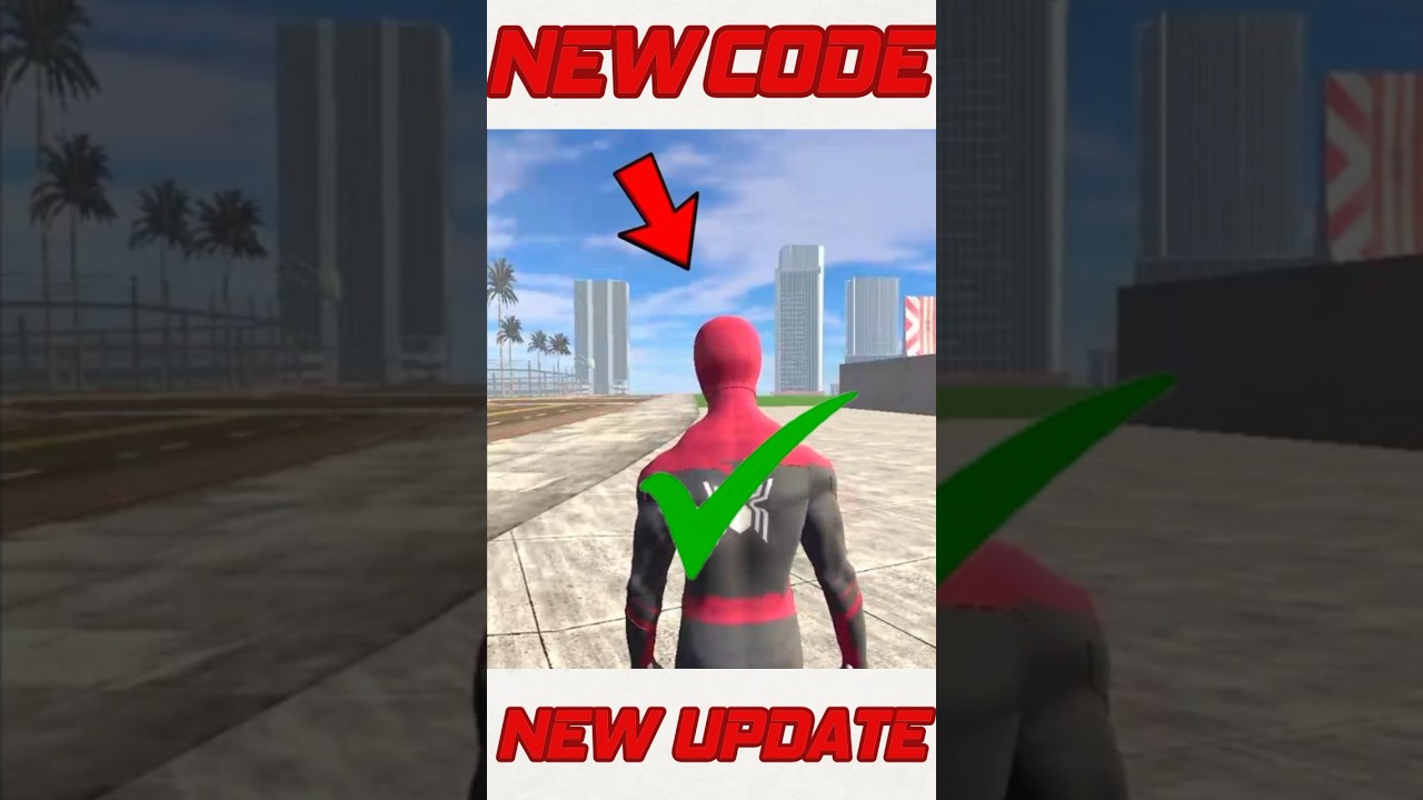 Spider man cheat code in Indian bike driving 3d 🤫