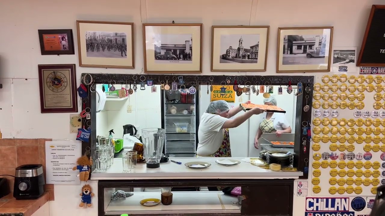 Famous Eatery Kiosko Roca in Punta Arenas, Chile.