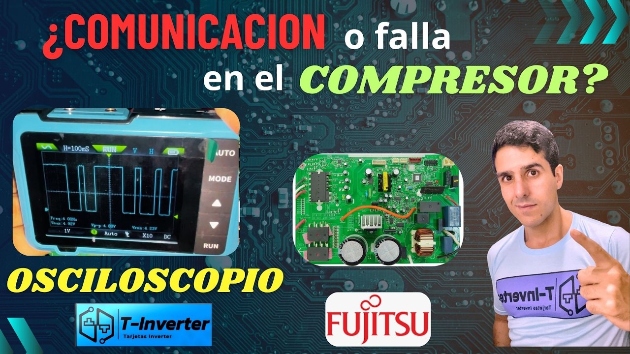 Falla Comunicacion // Aprende Osciloscopio // Fujitsu