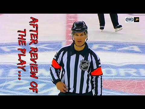 NHL Funny Referee Moments - YouTube