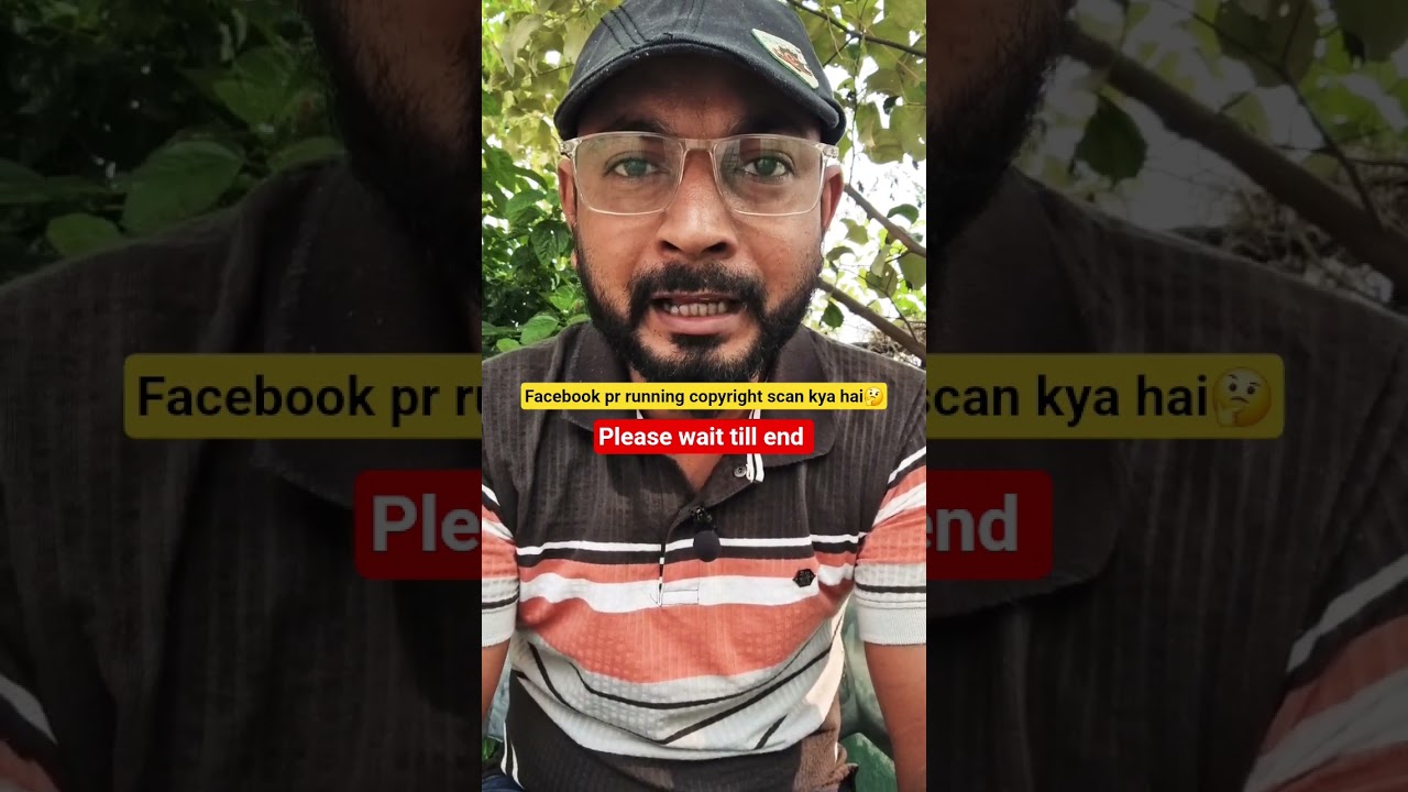 Facebook running copyright scan kya hai 