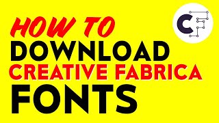 How To DOWNLOAD and INSTALL Creative Fabrica Fonts - Free & Easy Fonts For Commercial Use