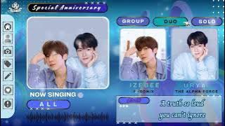 SPECIAL DUET ANNIVERSARY LIGHT LIT ENTERTAINMENT 'YOUTH' JISUNG & CHENLE NCT BY URYA & IZEBEE 