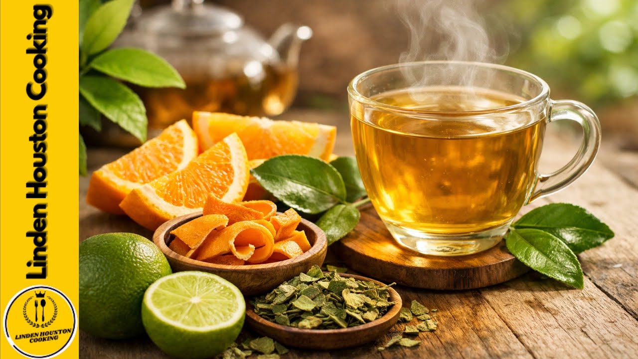 "How to Make Lime Leaf and Orange Peel Tea | Natural Herbal Tea"
