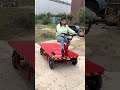 Powerful Electric 4-Wheel Transport Cart – The Ultimate Warehouse Loading Helper #shortvideo #viral