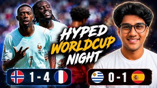 Best WorldCup Night ever? France vs Norway | Spain vs Uruguay.