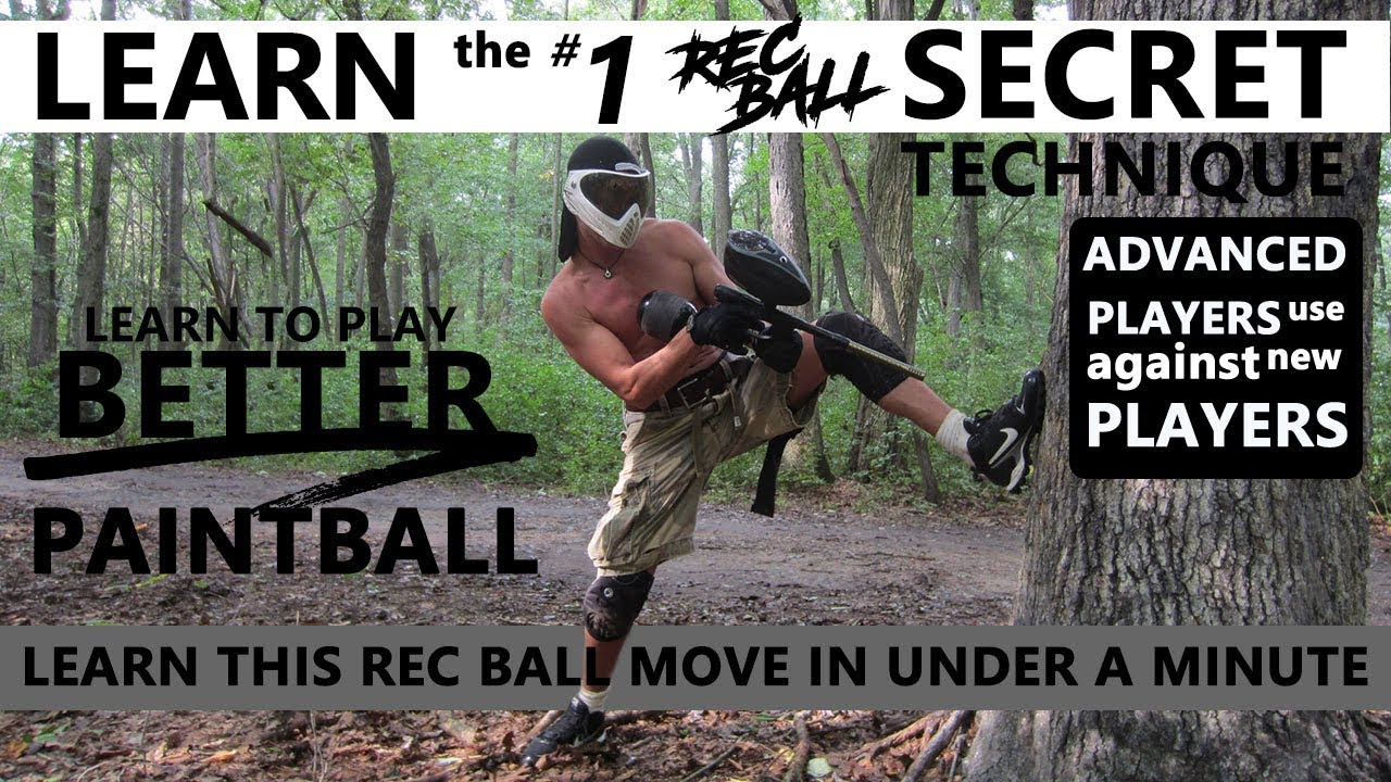 Learn This Secret Pro Paintball Technique To Mop Up the Rec Ball Field YouTube