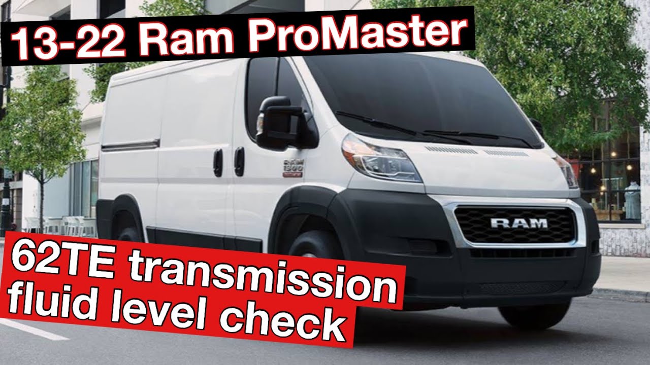 13-22 Ram Promaster 62Te Transmission Fluid Level Check (6 Speed Auto)