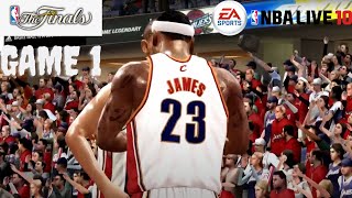 NBA Live 10 - 2010 NBA Finals - Spurs vs Cavs * Game 1 *