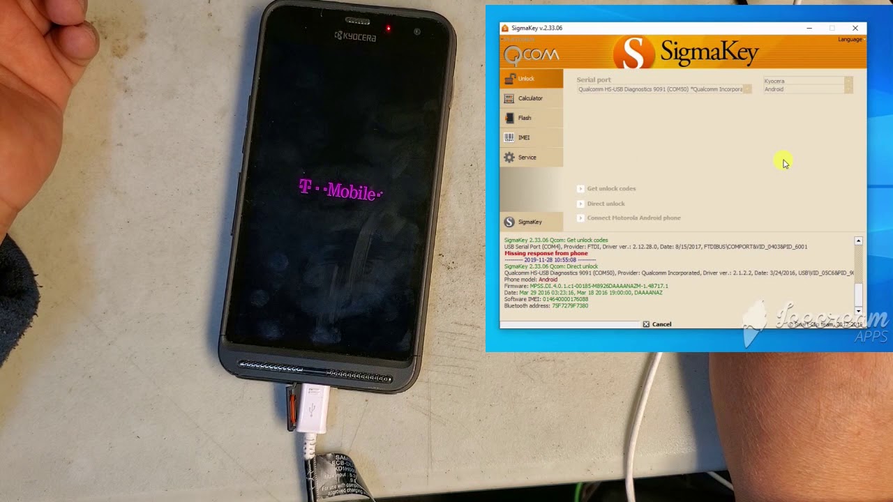 KYOCERA E6790TM T-MOBILE UNLOCKED - YouTube